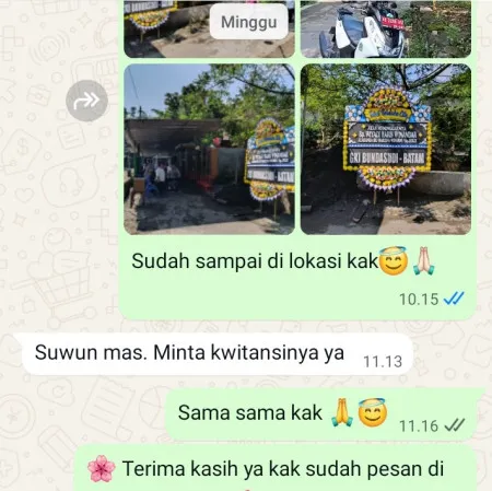 Pengiriman Papan Bunga Duka Pondok Nguter